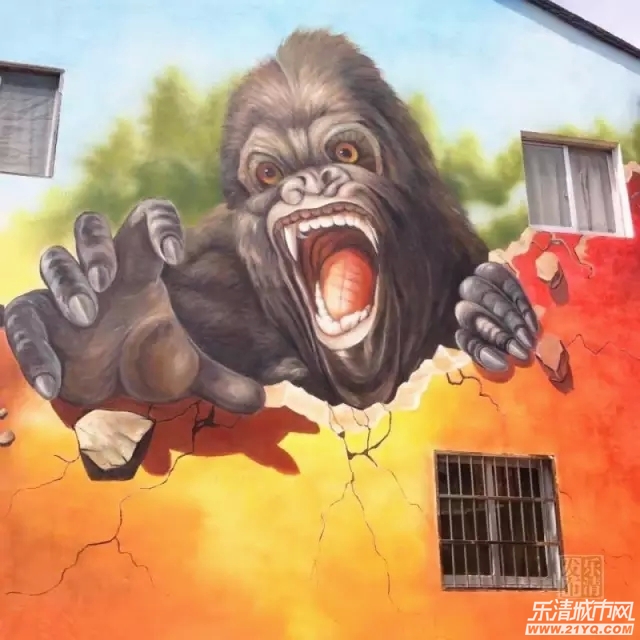 1 乐清石帆“童画村”,乐清石帆万东坑村,温州首个动漫童画村